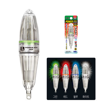 파워 435 2단 집어등 M,L [그린, 레드, 블루, 화이트]