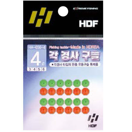 각경사 구슬